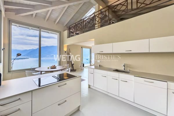 Immobilie in Ronco Sopra Ascona - Ronco sopra Ascona: Moderne Zweifamilienvilla mit zwei Wohnungen & herrlichem Seeblick zu verkaufen - Bild 3