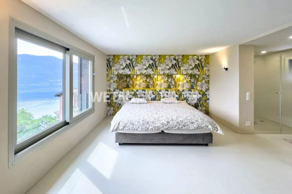 Immobilie in Ronco Sopra Ascona - Ronco sopra Ascona: Moderne Zweifamilienvilla mit zwei Wohnungen & herrlichem Seeblick zu verkaufen - Bild 4