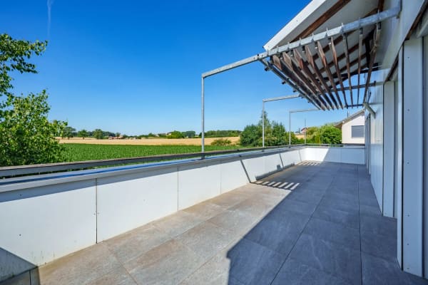 Immobilie in Corpataux - Villa individuelle d'architecte avec magnifique vue sur le MolÃ©son - Bild 2