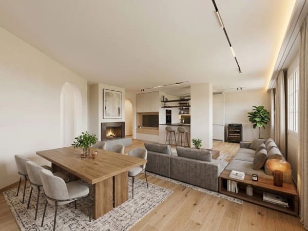 Immobilie in Oberglatt Zh - Gemütliche 3.5-Zimmer-Gartenwohnung mit Kamin und Gestaltungspotenzial - Bild 1