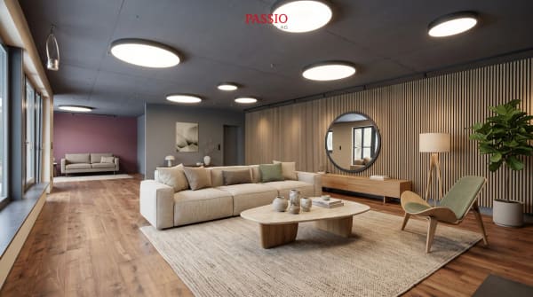 Immobilie in Herrenschwanden - Neuwertige 3.5-Zimmer-Loftwohnung mit 74 m² Terrasse am Aare-Ufer - Bild 0