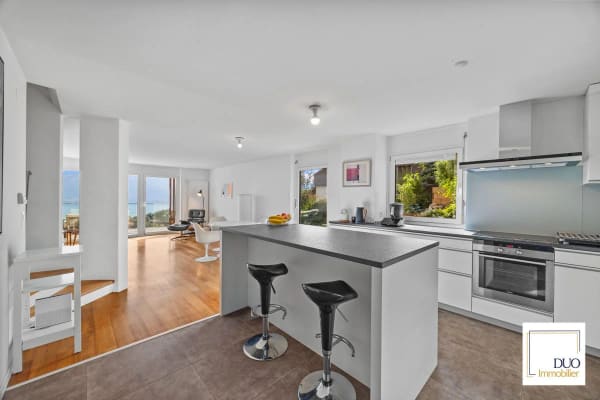 Immobilie in Jongny - Maison mitoyenne de 5,5 piÃ¨ces avec vue panoramique sur le lac LÃ©man - Bild 2