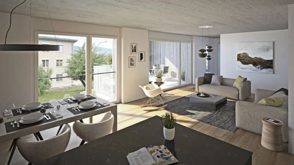 Immobilie in Starrkirch-wil - Neubauwohnung: 4.5-Zimmer-Eigentumswohnung im Erdgeschoss - Bild 2
