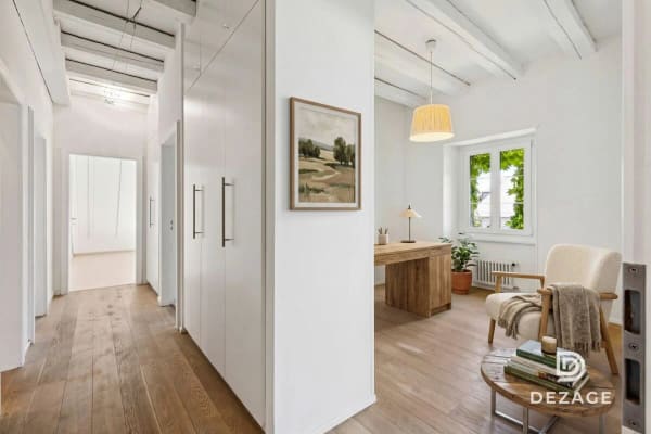 Immobilie in Crissier - Appartement de caractÃ¨re avec vue panoramique et jardin Ã  5 minutes de Crissier ! - Bild 7