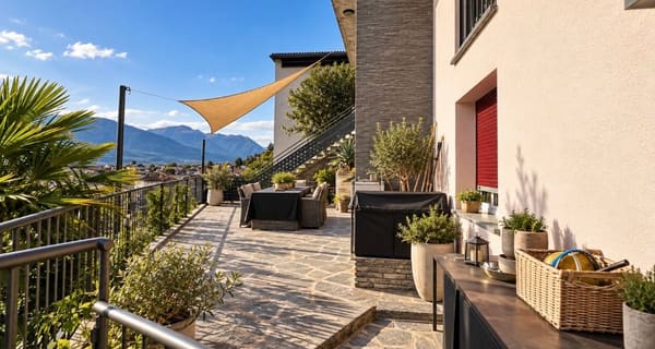 Immobilie in Monte Carasso - Villa con giardino e vista panoramica - Bild 0