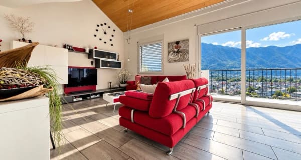Immobilie in Monte Carasso - Villa con giardino e vista panoramica - Bild 7