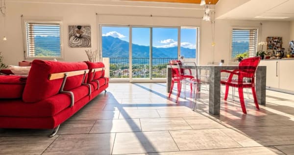 Immobilie in Monte Carasso - Villa con giardino e vista panoramica - Bild 8