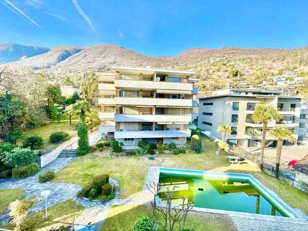 Immobilie in Minusio - ZWEITWOHNSITZ - moderne 2.5 mit pool - 2.5 con piscina - Bild 18