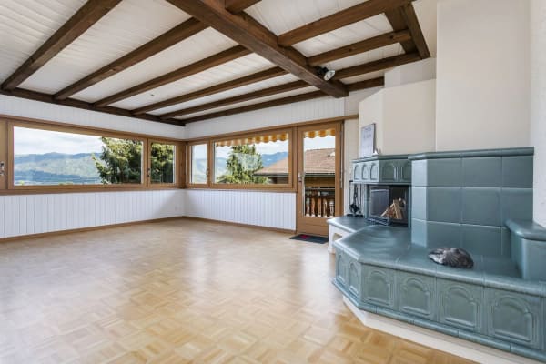 Immobilie in Meierskappel - 2-Familien Chalet mit 6.5 bis 7.5 und 2.5-Zimmer Wohnung, teils mit Seesicht - Bild 14