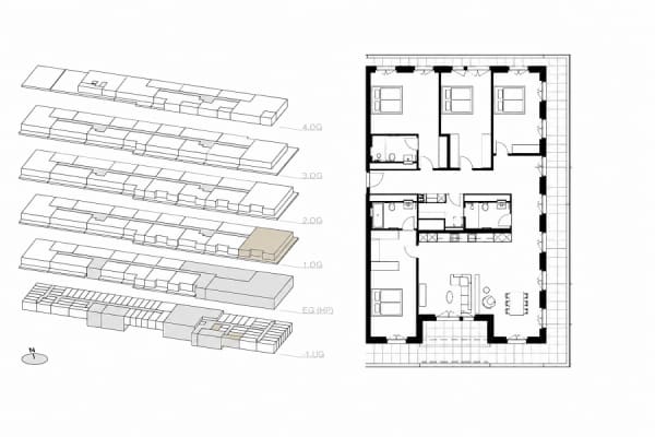 Immobilie in Chur - Chur - 5½-Zimmerwohnung im Neubau «CHURAVITA» - Bild 1
