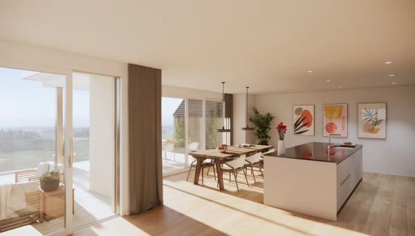 Immobilie in Rumlikon - Exklusive 4,5-Zimmer-Wohnung im Dachgeschoss - Bild 4
