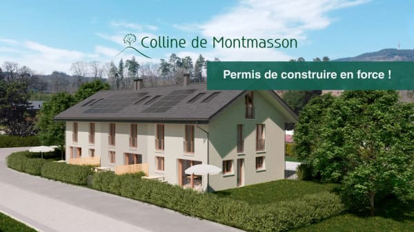 Immobilie in Marsens - Maison mitoyenne neuve de 5.5 piÃ¨ces Ã  Marsens â€“ Lot C - permis de construire en force! - Bild 0