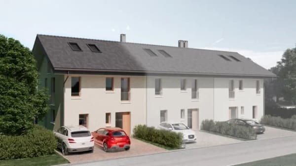 Immobilie in Marsens - Maison mitoyenne neuve de 5.5 piÃ¨ces Ã  Marsens â€“ Lot C - permis de construire en force! - Bild 2