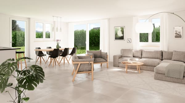 Immobilie in Marsens - Maison mitoyenne neuve de 5.5 piÃ¨ces Ã  Marsens â€“ Lot C - permis de construire en force! - Bild 5