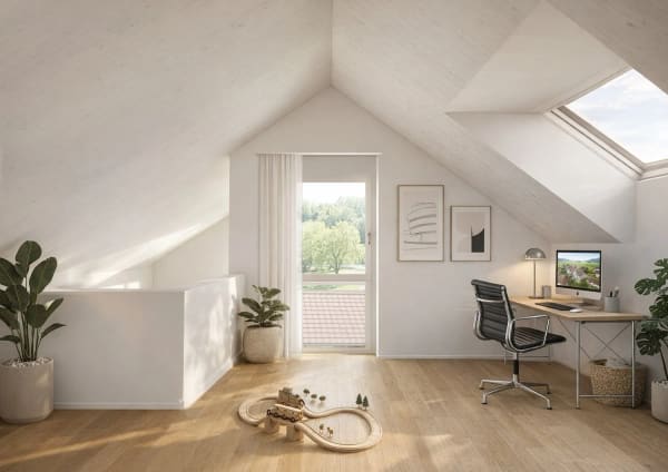Immobilie in Hemishofen - HeRheinspaziert in Ihr neues Zuhause: Dach-Maisonette mit Weitblick (B1.3) - Bild 2