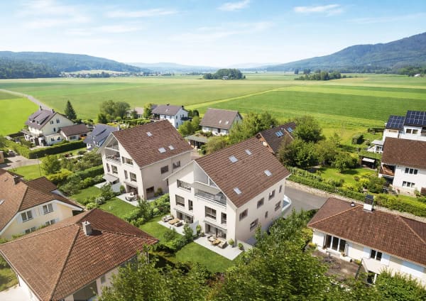 Immobilie in Hemishofen - Rheinspaziert in Ihr neues Zuhause: Gartenwohnung mit privatem Aussenbereich (Haus B) - Bild 2