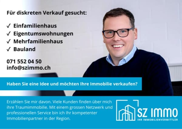 Immobilie in Lütisburg - Wohnen mit Weitsicht: 4.5-Zimmer-Gartenwohnung mit viel Privatsphäre - Bild 17