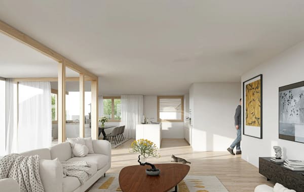 Immobilie in Rüthi - 4.5-Zimmer Neubauwohnung in Rüthi - Bild 1