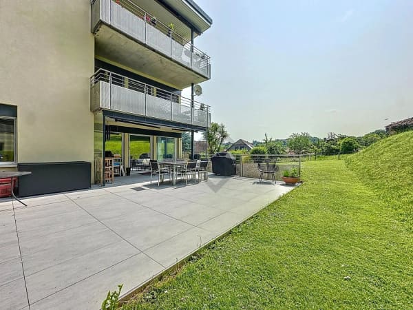 Immobilie in Cousset - Appartement 4.5 pces avec jardin à 25 min de Fribourg - Bild 1
