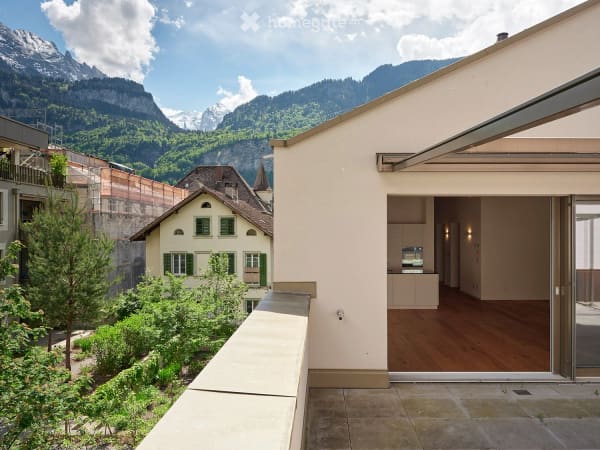Immobilie in Meiringen - Einzigartige Dachwohnung mit 50 mÂ² Dachterrasse und Bergpanorama - Bild 6