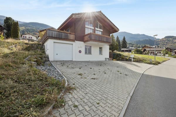 Immobilie in Unterbäch Vs - 3,5-Zimmer Chalet in Unterbäch - herziges Tiny-Einfamilienhaus mit viel Privatsphäre - Bild 12