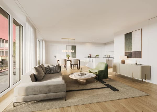 Immobilie in Boniswil - 3.5-Zimmer-Wohnung mit Balkon und Garten in Boniswil - Bild 4