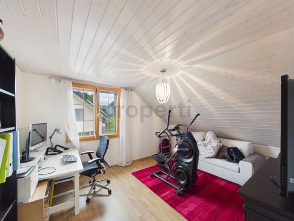 Immobilie in Bouloz - Vue Captivante, Grand Jardin avec Four Ã  Pizzas, Chauffage par le Sol, Cave & Cadre Familial Paisible ! - Bild 8