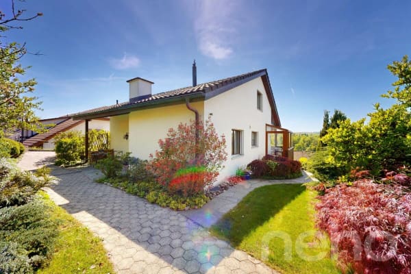 Immobilie in Eggenwil - Freistehendes 6.5-Zimmer-Einfamilienhaus mit unverbaubarer Aussicht - Bild 1