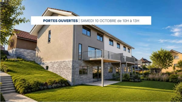 Immobilie in Léchelles - Portes ouvertes 10.10.26 !  Superbe villa neuve de 6.5 pièces avec jardin et terrasse - Bild 0