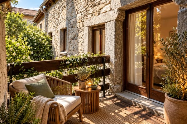 Immobilie in Tegna - Caratteristica casa ticinese con piazzetta privata - Bild 0