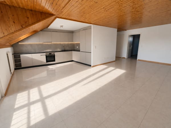 Immobilie in Fétigny - Fétigny : 4.5 pièces rénové de 99 m² au dernier étage - Bild 2