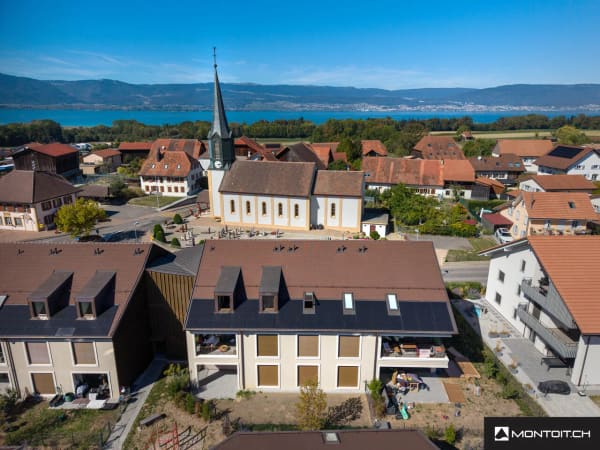 Immobilie in Gletterens - Gletterens, Ã  vendre, appartement de 3.5 piÃ¨ces, avec jardin privatif - Bild 1