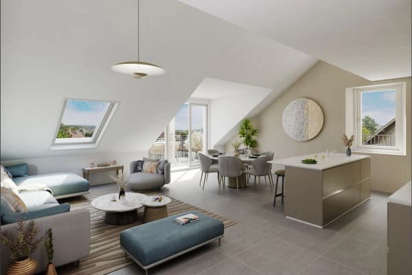 Immobilie in Cheseaux-sur-lausanne - Lot n4 - Appartement neuf de 3,5p au coeur de Cheseaux-sur-Lausanne - Bild 2