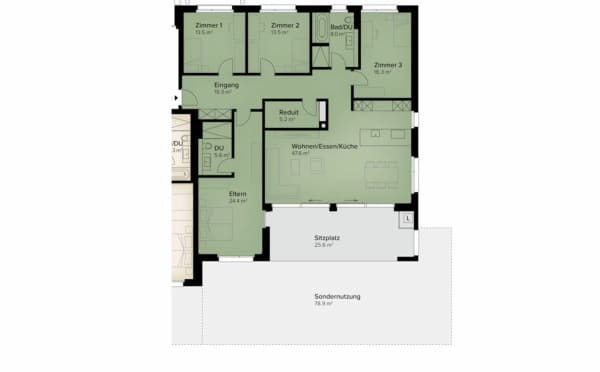 Immobilie in Weinfelden - 200 mÂ² | 5.5-Zi.-Wohnung im EG | Erstbezug - Bild 8