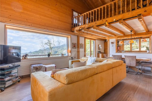 Immobilie in Icogne - Beau chalet avec vue imprenable et studio indépendant - Bild 1