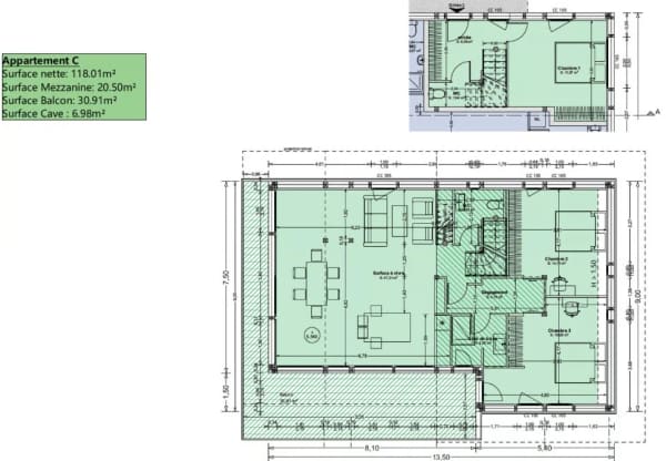 Immobilie in Pont-la-ville - Magnifique appartement en attique de 4.5 pièces à Pont-la-Ville - Bild 11