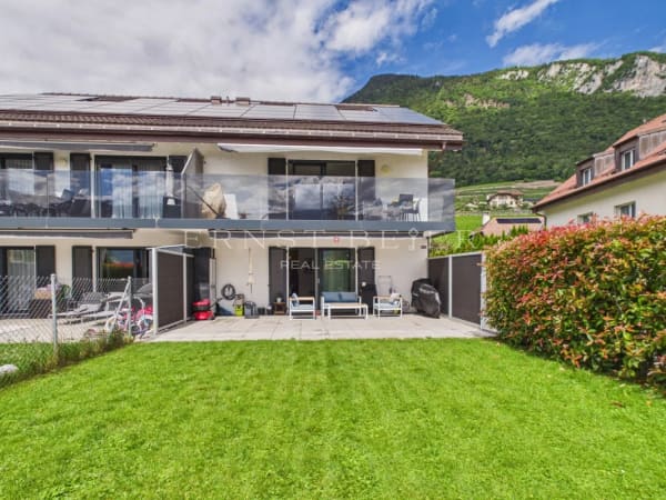 Immobilie in Yvorne - EXCLUSIVITE - Appartement 3.5 pièces, jardin privatif et vue dégagée - Bild 0