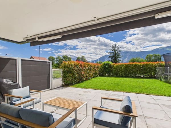 Immobilie in Yvorne - EXCLUSIVITE - Appartement 3.5 pièces, jardin privatif et vue dégagée - Bild 1