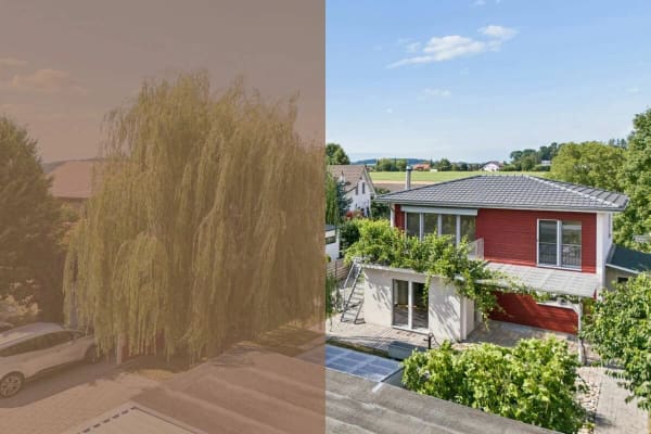 Immobilie in Cordast - Modernisiertes 4.5-Zimmer-Einfamilienhaus mit familienfreundlichem Umschwung - Bild 0