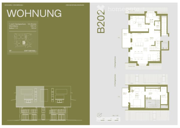 Immobilie in Oberhasli - OLIVA Oberhasli I Neubau Maisonette Eigentumswohnung I A202 & B202 - Bild 8