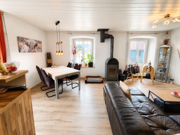 Immobilie in Grandfontaine - Maison bifamiliale charmante Ã  Grandfontaine â€“ 4.5 piÃ¨ces avec garage et balcon - Bild 0