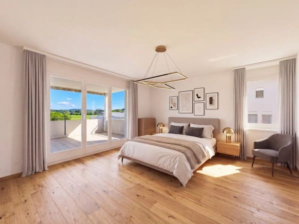 Immobilie in Tagelswangen - Privates Bergpanorama - Maisonette mit sonniger SÃ¼dterrasse - Bild 7