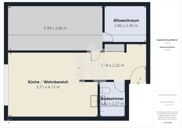 Immobilie in Aesch Bl - 1-Zimmer-Wohnung mit schöner Aussicht, grossem Parkplatz und Ausbauoptionen - Bild 12