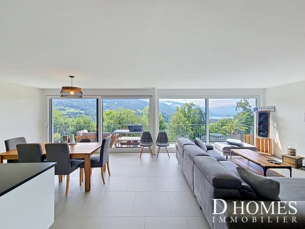 Immobilie in Les Monts-de-corsier - Magnifique appartement de 4,5 pièces - Terrasse et vue sur le lac - Bild 0