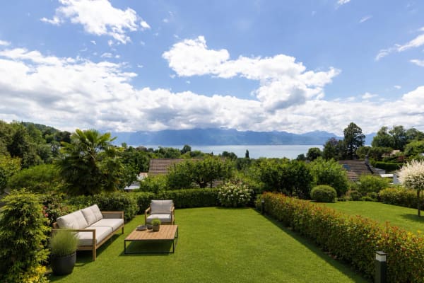Immobilie in La Conversion - Duplex en rez-de-jardin avec vue lac - Bild 0