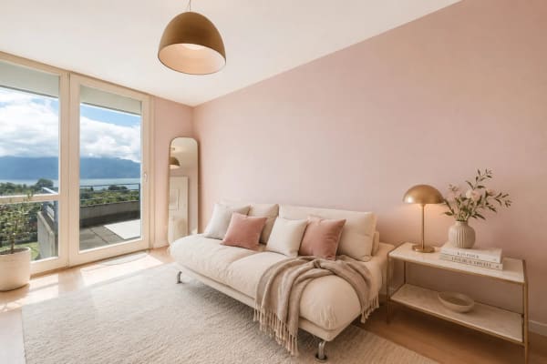 Immobilie in La Conversion - Duplex en rez-de-jardin avec vue lac - Bild 7