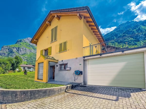 Immobilie in Olivone - Bleniotal: Einfamilienhaus mit garten und garage - Bild 2