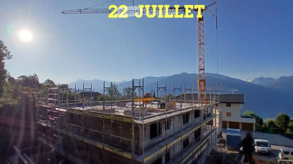 Immobilie in Arbaz - Appartement neuf de 3.5 pièces avec vue panoramique à Arbaz - Bild 2