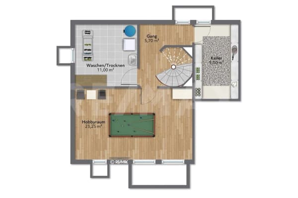Immobilie in Bonstetten - SONNIGES 1 ½-ZIMMER-ECKHAUS AN ZENTRALER LAGE - Bild 11