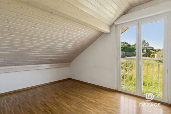 Immobilie in Belmont-sur-lausanne - Vaste attique lumineux avec vue panoramique sur le Lac aux portes de Pully et Lausanne ! - Bild 6